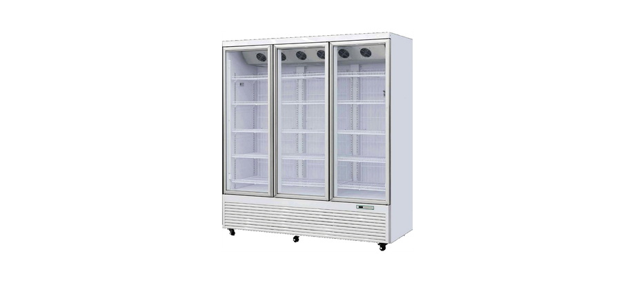 Upright air-cooled freezer